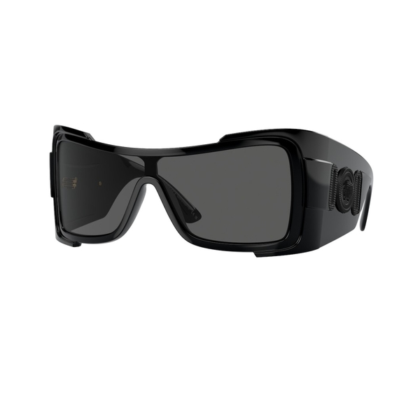 NEW VERSACE VE4451 GB1/87 UNISEX BLACK SHIELD SUNGLASSES VERSACE MOD 4451 main image 2